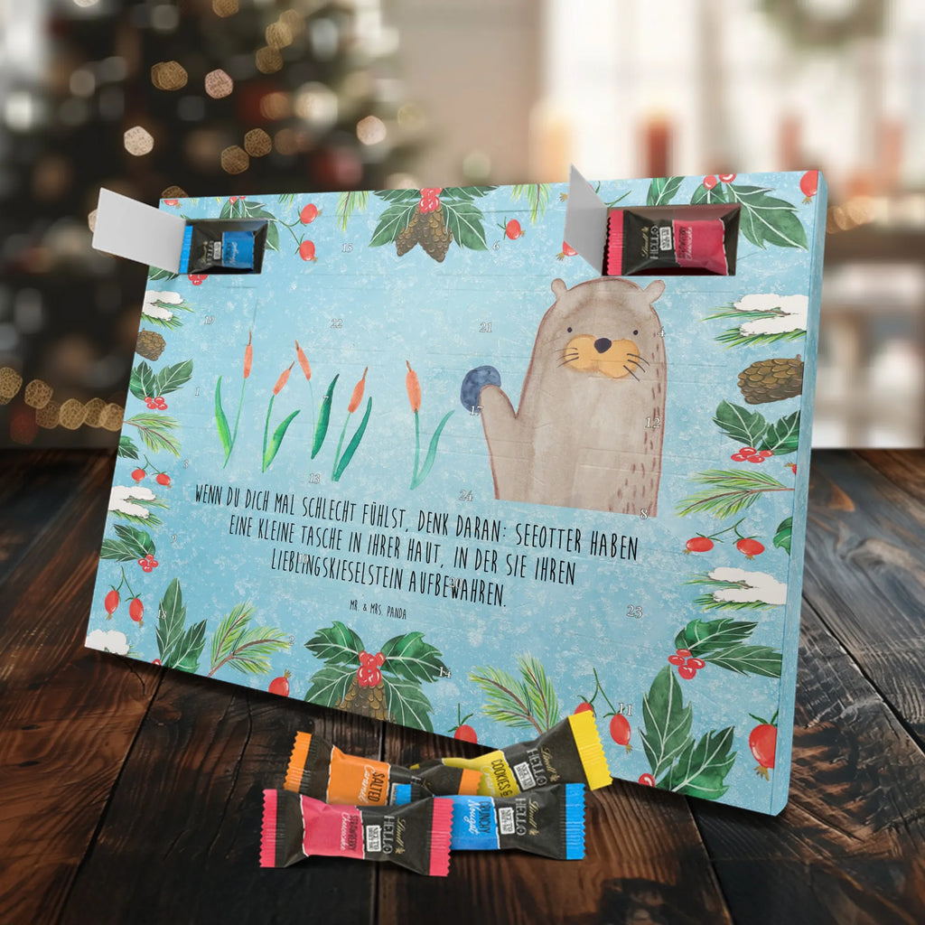 Chocolate advent calendar otter Stone sea otter, European otter, predator, gifts for people in love, water, baby otter, aquatic animal, water animal, marten, gift ideas for animal lovers, water mammal, otter gifts, animal lover, mammal, animal, Otter Sea Otter Lake Otter