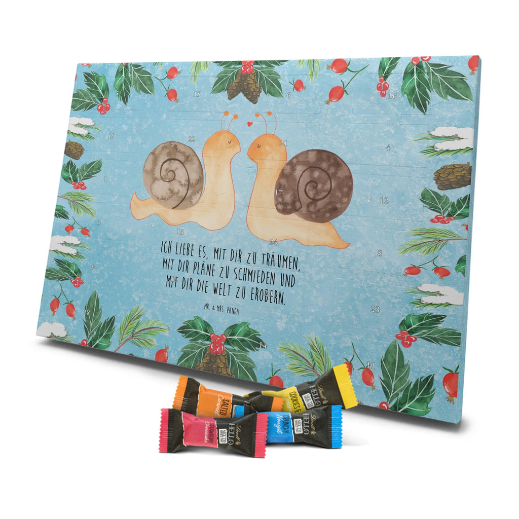 Chocolate advent calendar Snails in love Loving, Marriage, Proposal of marriage, anniversary gift, Together, Love gift, gift for her, gift for him, Two