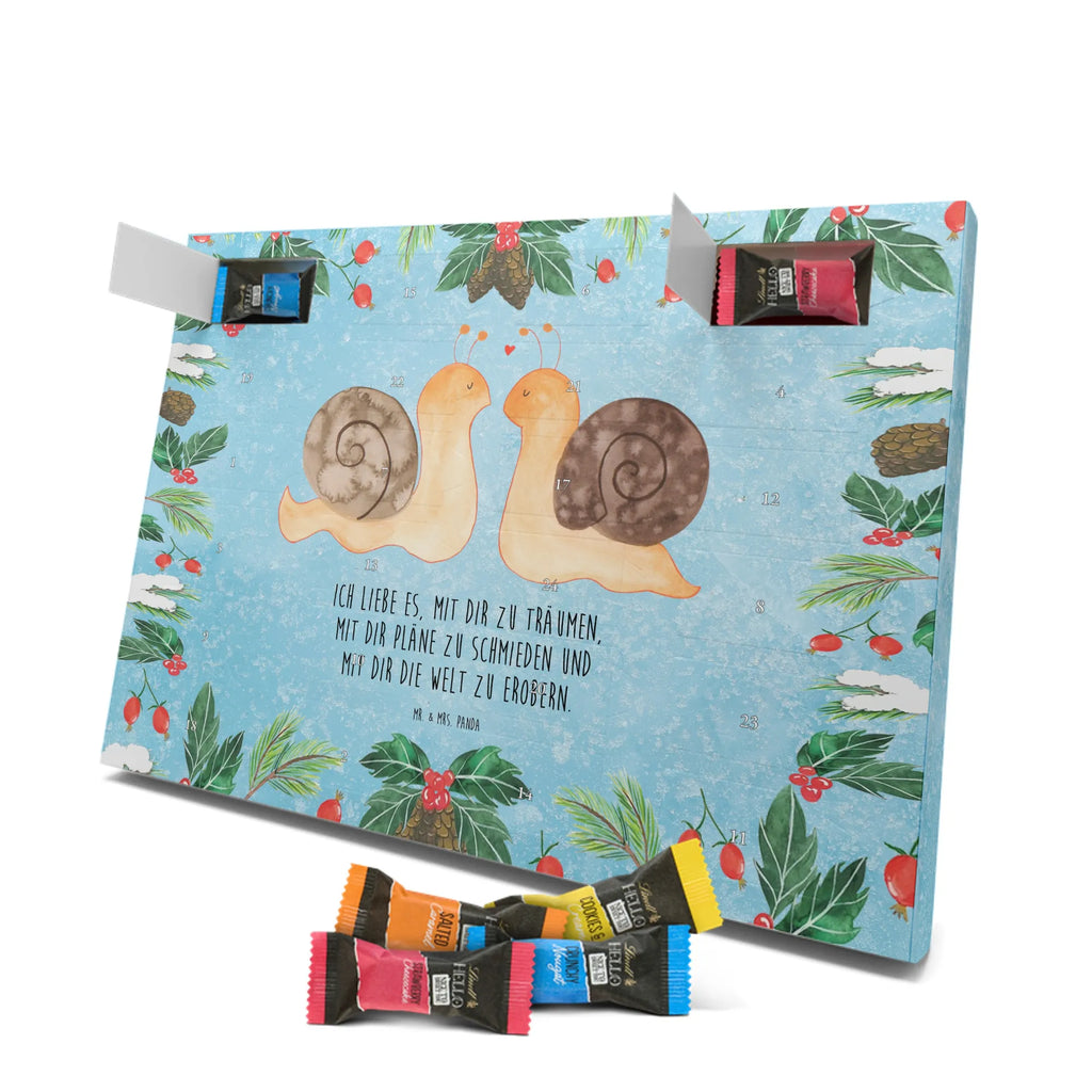 Chocolate advent calendar Snails in love Loving, Marriage, Proposal of marriage, anniversary gift, Together, Love gift, gift for her, gift for him, Two