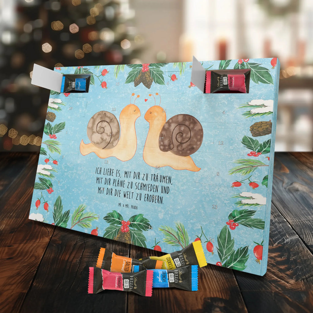 Chocolate advent calendar Snails in love Loving, Marriage, Proposal of marriage, anniversary gift, Together, Love gift, gift for her, gift for him, Two