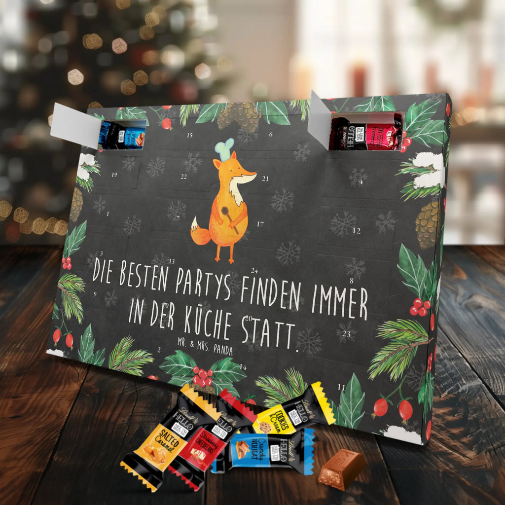 Chocolate advent calendar Fox A cook forest wildlife, clever as a fox, foxes, animal lover, Cook gift, Baker, Kitchen decoration, Slogan funny, Chefs, Kitchen slogan, Party slogan