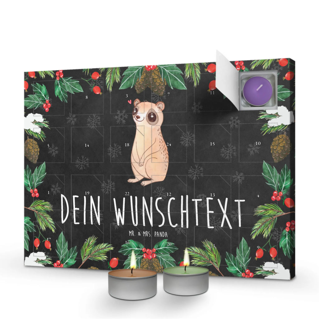 Personalisierter Duftkerzen Adventskalender Plumplori Glücklich Personalisierter Duftkerzen Adventskalender, Tiermotive, Tiere, Gute Laune, Lustige Sprüche, Plumplori, Glück, Niedlich