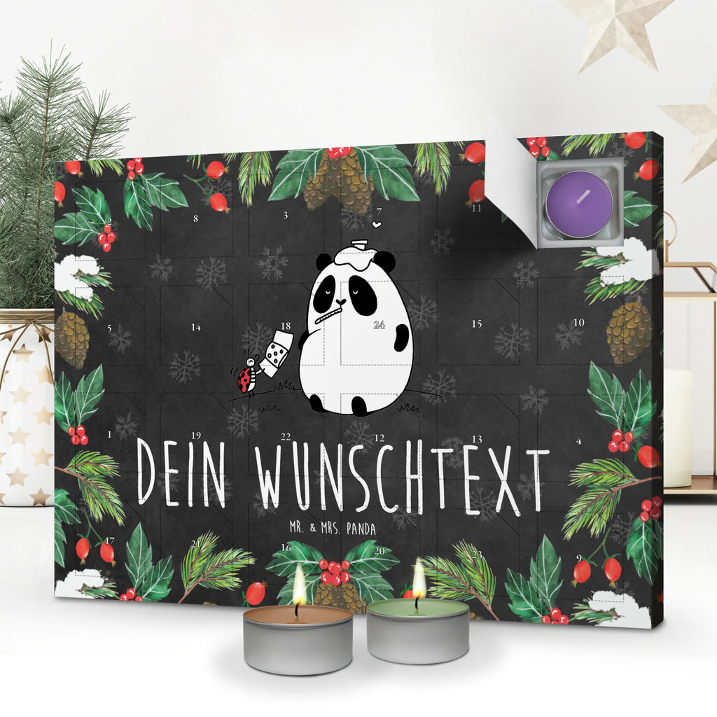  Panda Szybkiego powrotu do zdrowia Personalisierter Duftkerzen Adventskalender