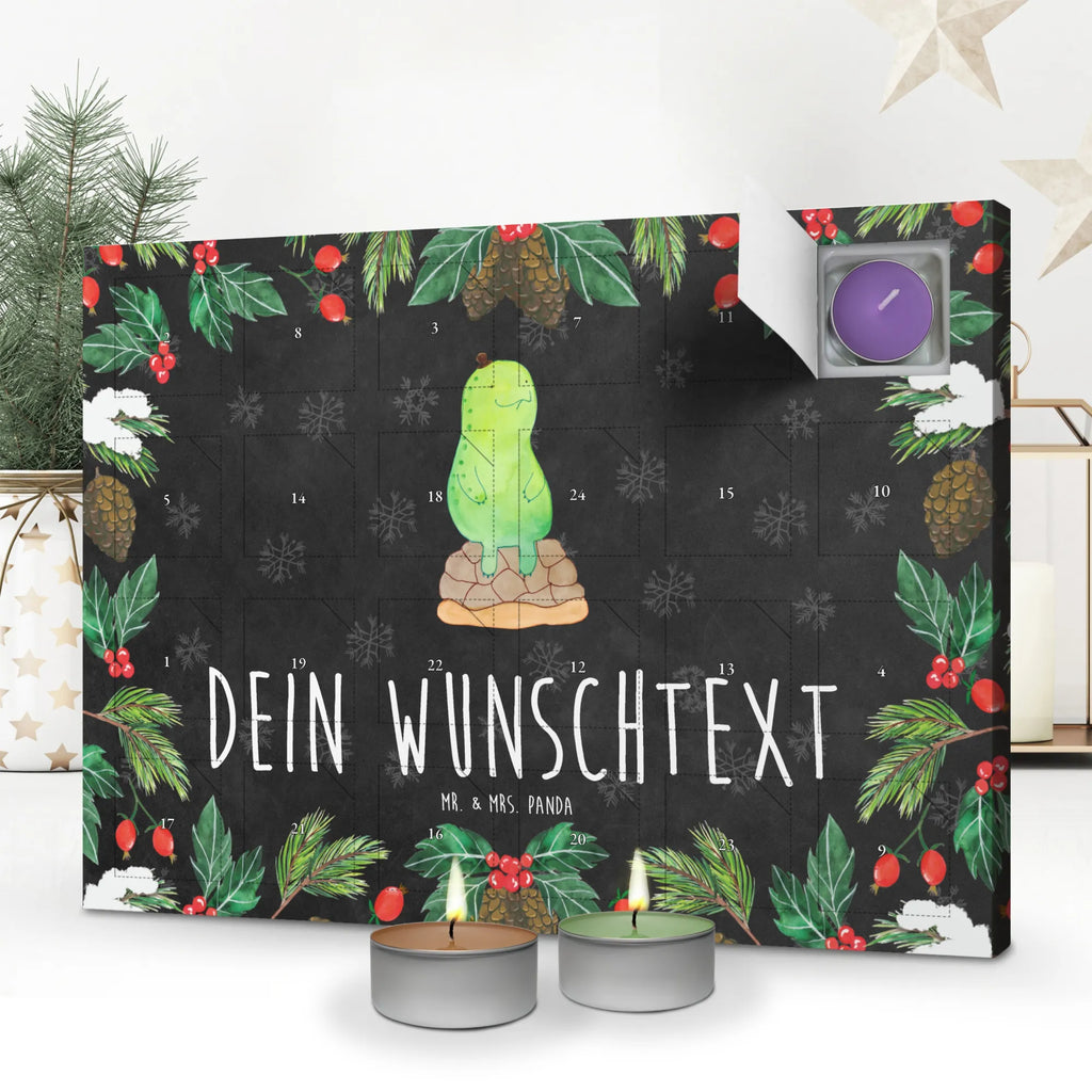 Personalisierter Duftkerzen Adventskalender Schildkröte Pause Personalisierter Duftkerzen Adventskalender, Schildkröte, Achtsamkeit, Achtsam, Entschleunigen
