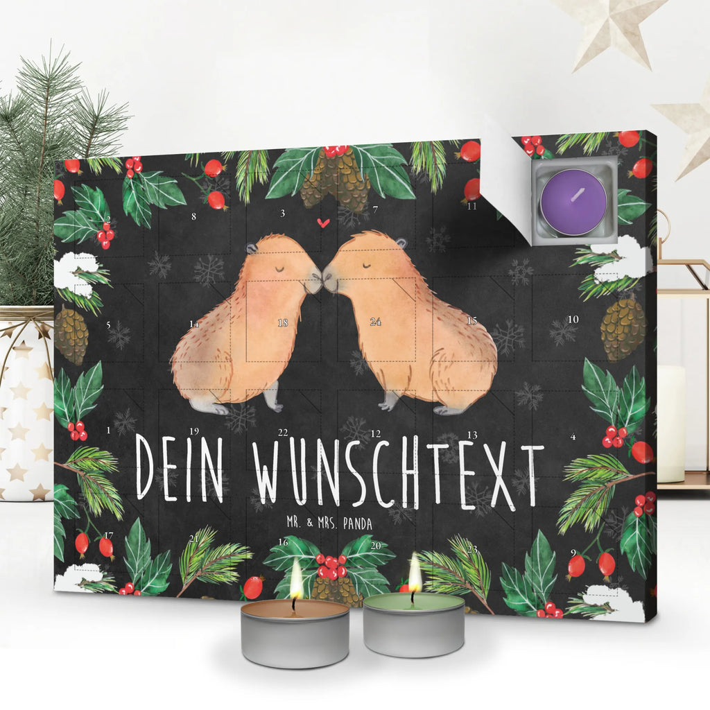 Personalisierter Duftkerzen Adventskalender Capybara Liebe Personalisierter Duftkerzen Adventskalender, Tiermotive, Tiere, Gute Laune, Lustige Sprüche, Handgezeichnet, Paar, Du Bist Meins, Verschmolzen, Tierliebe, Liebe, Herzlich, Verliebt, Valentinstag, Ehejubiläum, Kuschel Capybaras, Capybara, Liebesbeweis, Partnertiere, Geschenkidee, Beziehung, Jahrestag, Ich Bin Deins, Romantisches Geschenk, Liebesspruch