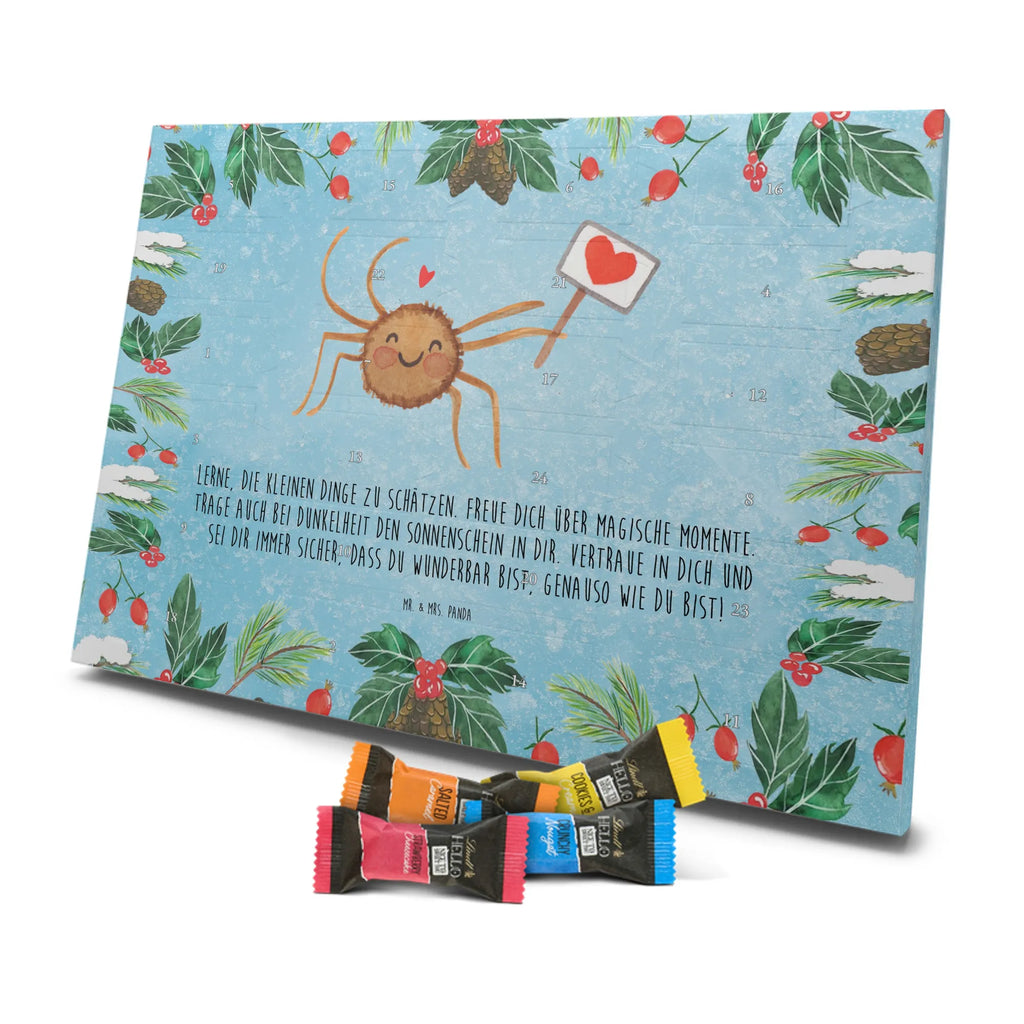 Chocolate advent calendar Spider Agatha Motivation Spider, Spider Agathe