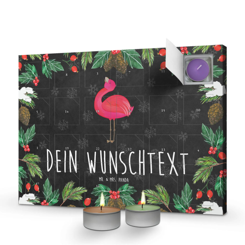Personalisierter Duftkerzen Adventskalender Flamingo Stolz Personalisierter Duftkerzen Adventskalender, Flamingo, Freundin, Tochter, Stolz, Schwester, Selbstliebe, Mama, Selbstakzeptanz, Beste Freundin, Freude