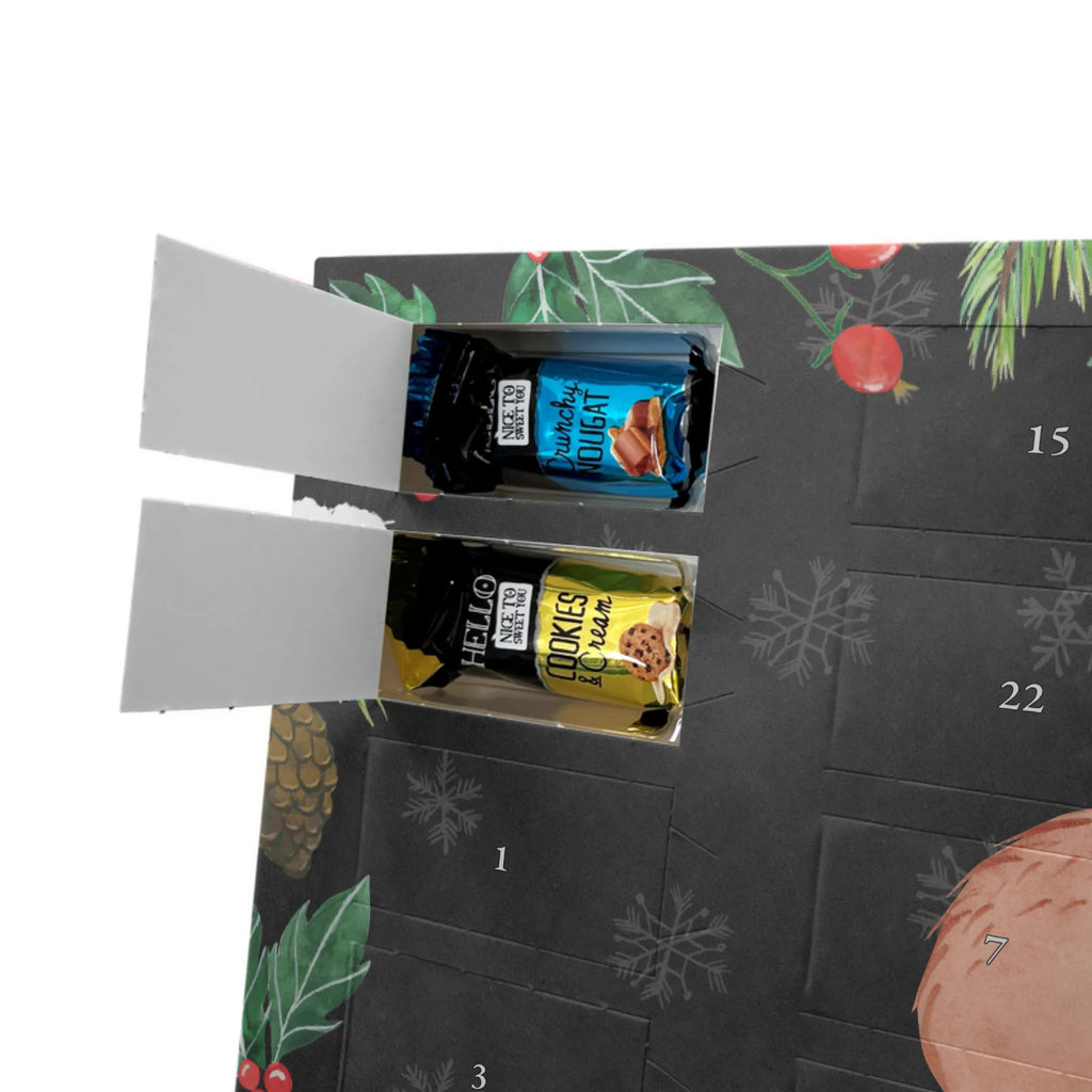 Chocolate advent calendar Capybara flower card, gift ideas, gifts, animal lover, special gifts, cute animal motives, hand drawn, small animals, good mood, cute, funny sayings