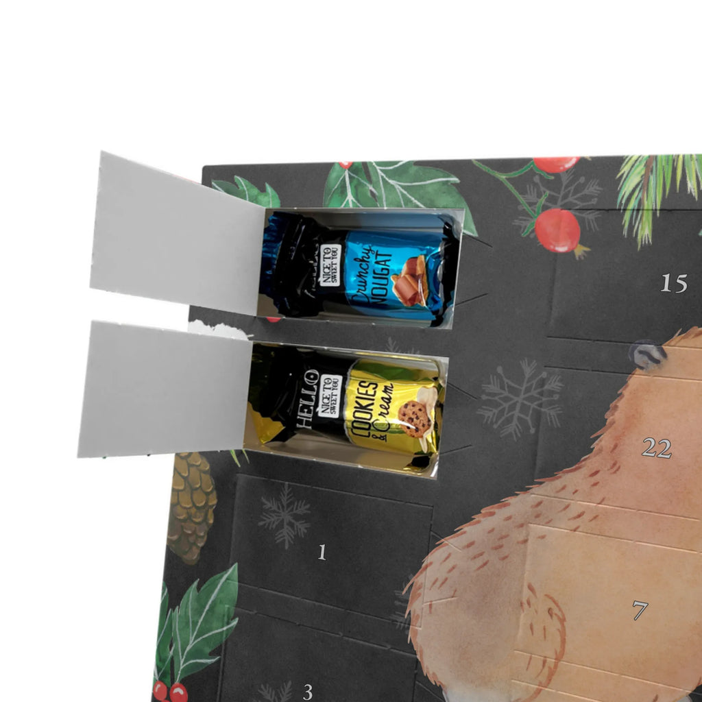 Chocolate advent calendar Capybara love card, gift ideas, gifts, animal lover, special gifts, cute animal motives, hand drawn, small animals, good mood, cute, funny sayings