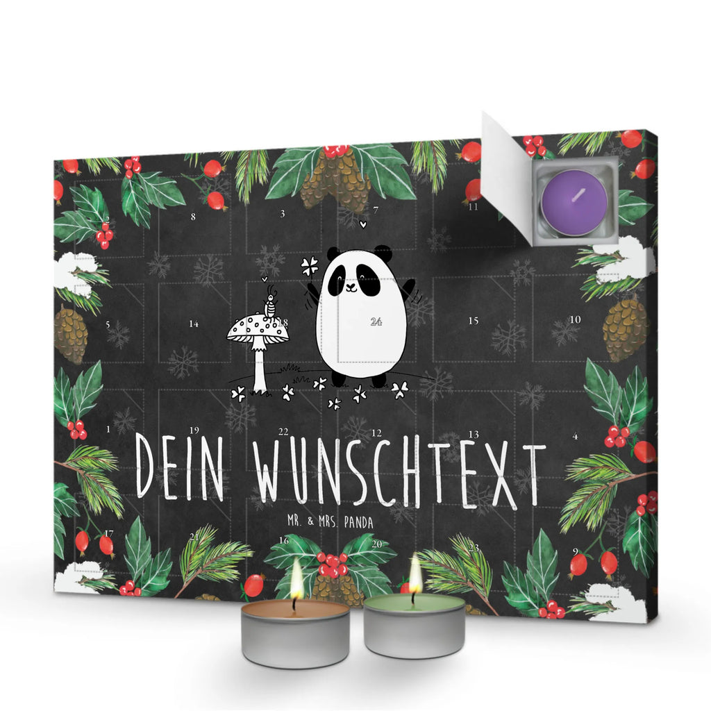  Panda Szczęście Personalisierter Duftkerzen Adventskalender