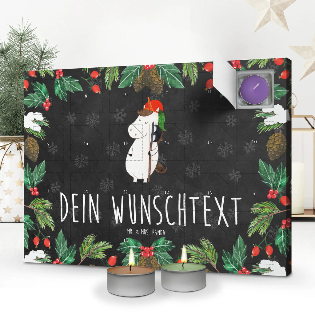 Personalisierter Duftkerzen Adventskalender Einhorn Junge Personalisierter Duftkerzen Adventskalender, Einhorn, Einhorn Deko, Einhörner, Unicorn, Bube, Mittelalter