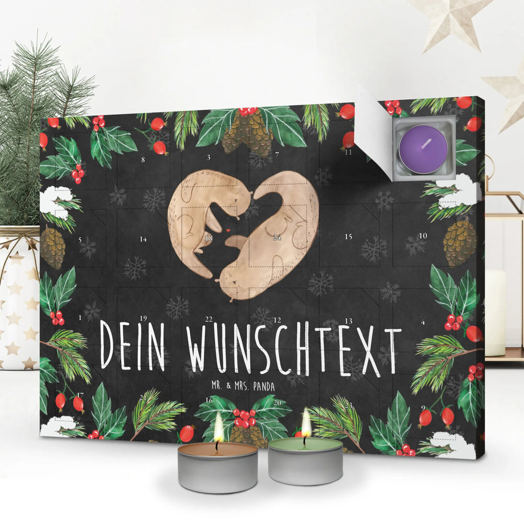 Personalisierter Duftkerzen Adventskalender Otter Herz Personalisierter Duftkerzen Adventskalender, Seeotter, Otter, Fischotter, Verlobung, Liebesgeschenk, Bessere Hälfte, Jahrestag, Gemeinsames Leben, Herz, Liebe, Love You, Hochzeitstag, Liebesbeweis