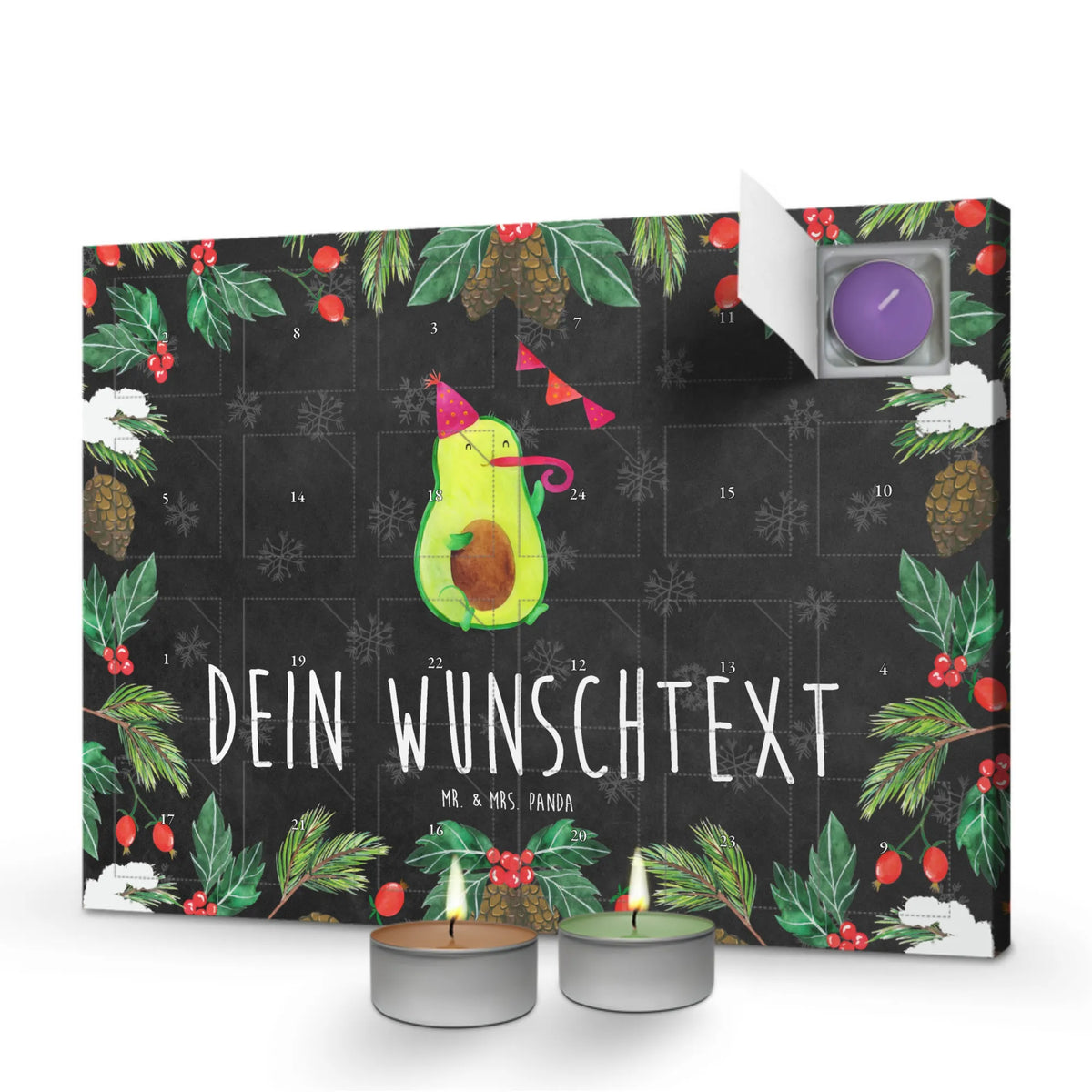 Personalisierter Duftkerzen Adventskalender Avocado Party|p:1818678|h:0ede954a30f2b79b62d0a03f05cd1cc7