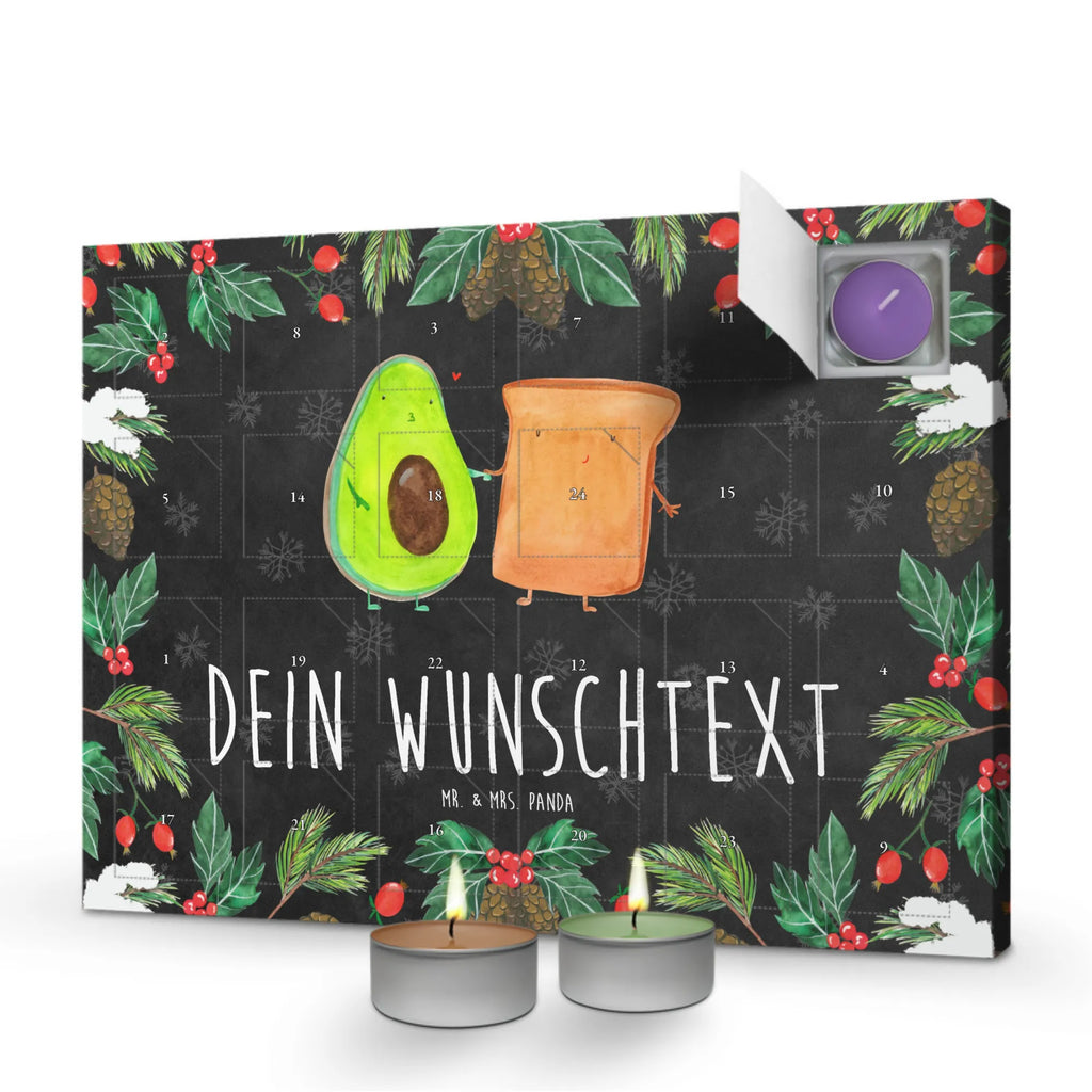 Personalisierter Duftkerzen Adventskalender Avocado Toast Personalisierter Duftkerzen Adventskalender, Avocado, Gesund, Veggie, Vegan, Freundin, Toast, Toastbrot, Jahrestagsgeschenk, Liebespaar, Freund, Jahrestag, Verlobt, Hochzeitsgeschenk, Pärchen, Verlobungsparty, Hochzeit