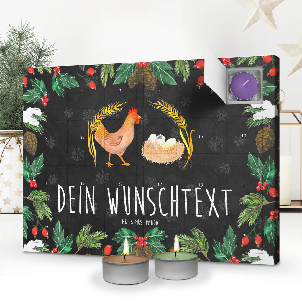 Personalisierter Duftkerzen Adventskalender Huhn Stolz Personalisierter Duftkerzen Adventskalender, Landwirt, Landwirtin, Hoftiere, Bauernhof, Hof, Eier, Geburt, Landleben, Hühner, Schwangerschaft, Motivation, Hahn, Magie, Spruch, Henne