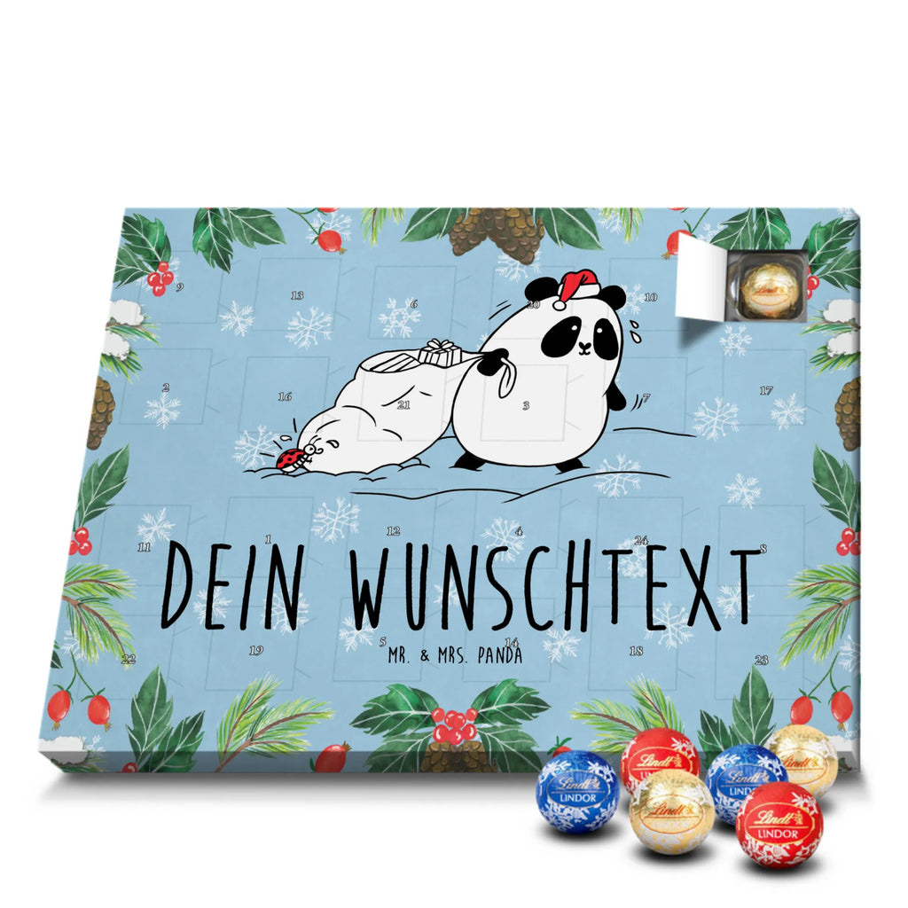  Panda Boże Narodzenie Personalisierter Adventskalender, Adventskalender mit Namen