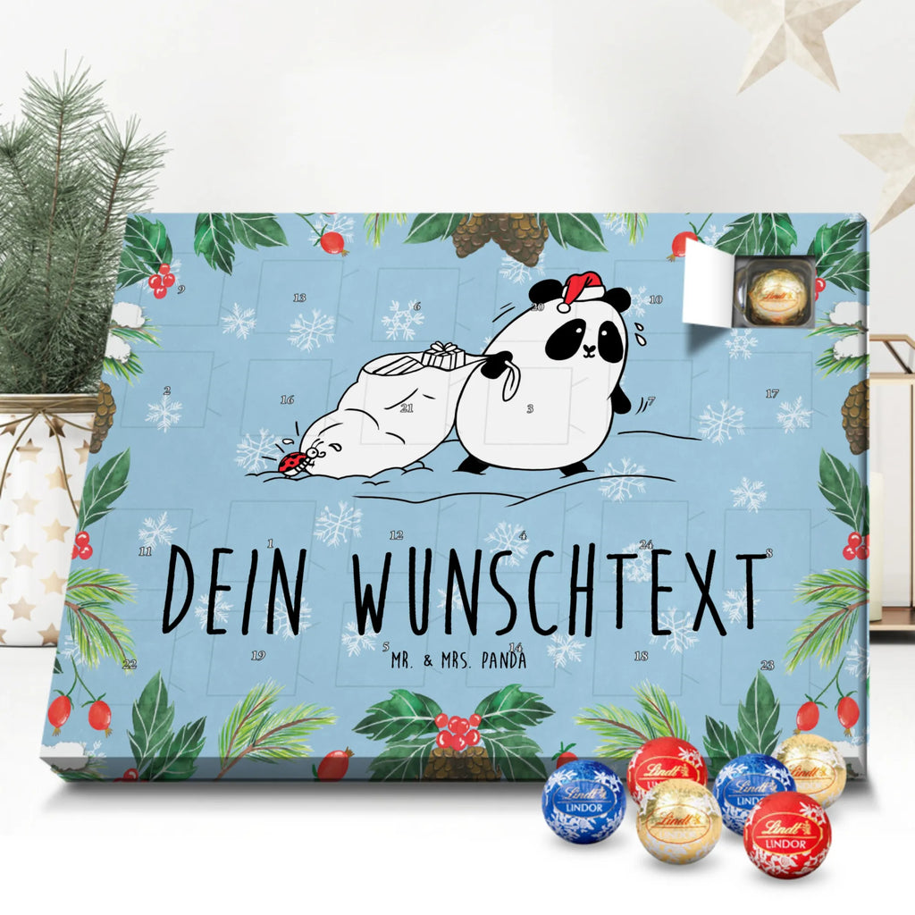  Panda Boże Narodzenie Personalisierter Adventskalender, Adventskalender mit Namen