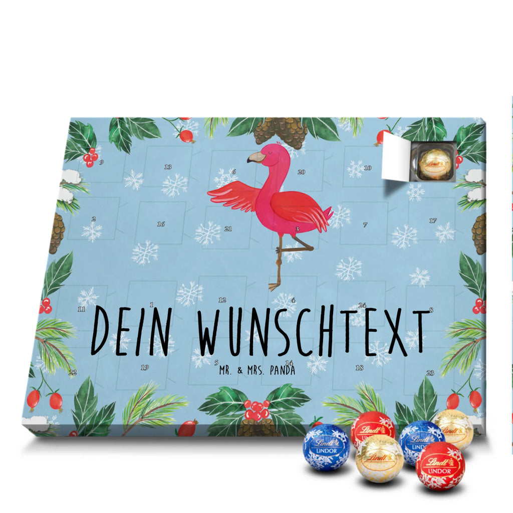 Adventskalender mit Namen Flamingo Yoga Personalisierter Adventskalender, Adventskalender mit Namen, Flamingo, Yoga-Übung, Ärger, Namaste, Achtsamkeit, Entspannung, Aufregen, Yoga, Tiefenentspannung, Vogel