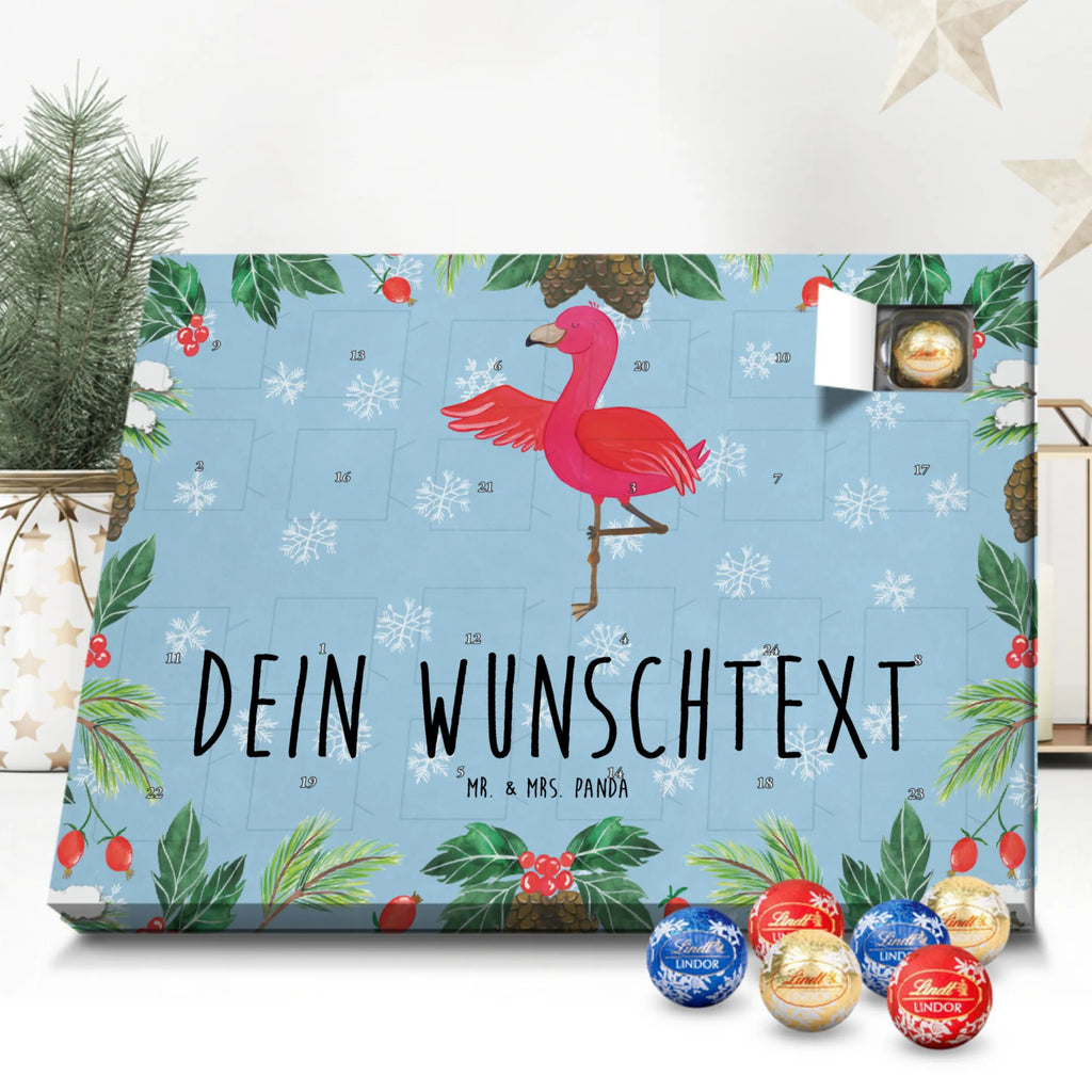 Adventskalender mit Namen Flamingo Yoga Personalisierter Adventskalender, Adventskalender mit Namen, Flamingo, Yoga-Übung, Ärger, Namaste, Achtsamkeit, Entspannung, Aufregen, Yoga, Tiefenentspannung, Vogel