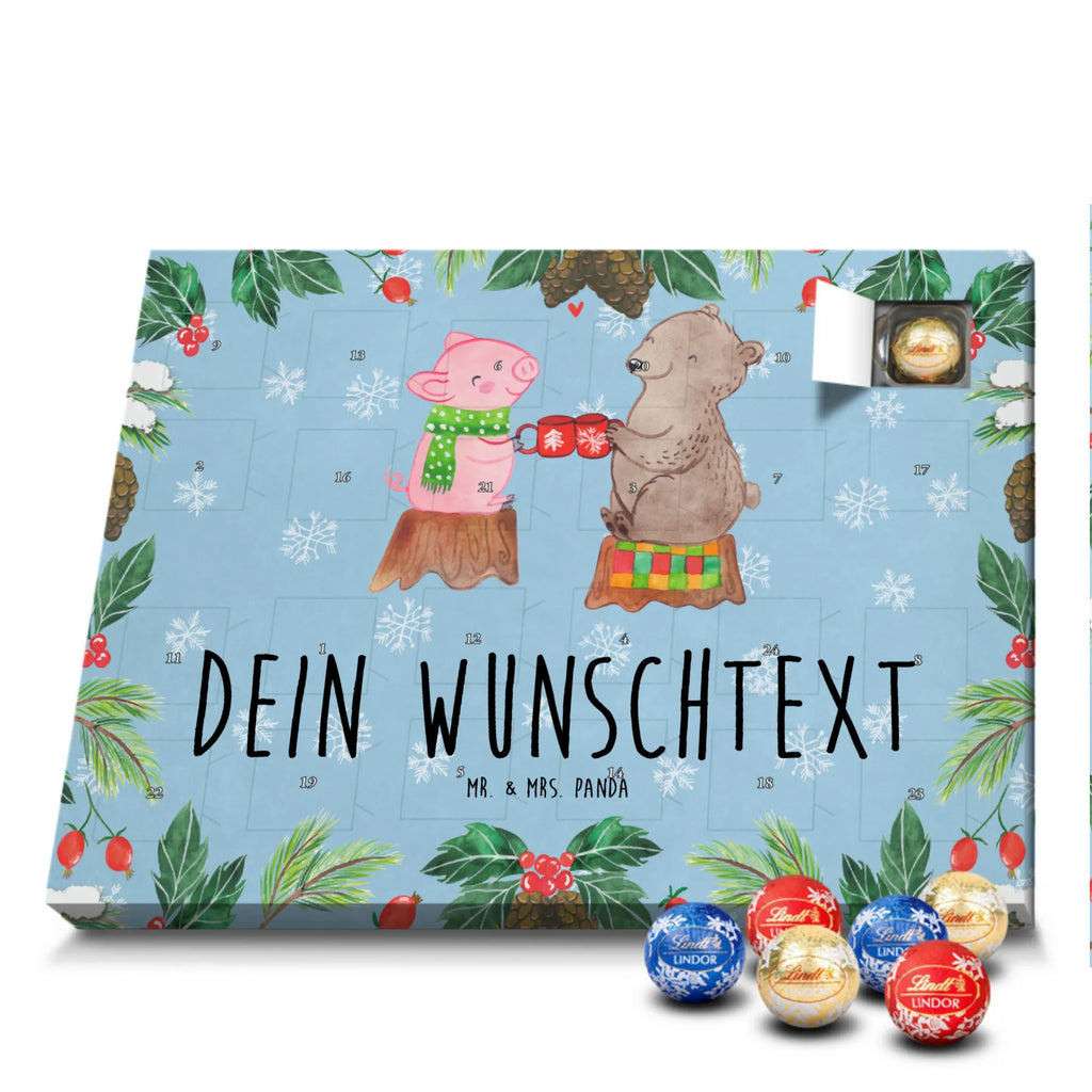 Adventskalender mit Namen Glühschwein Sause Personalisierter Adventskalender, Adventskalender mit Namen, Wintermotiv, Weihnachtsdeko, Weihnachten, Winter, Heiligabend, Advent, Nikolaus, Prost, Weihnachtszeit, Alles Gute, Bär, Schwein