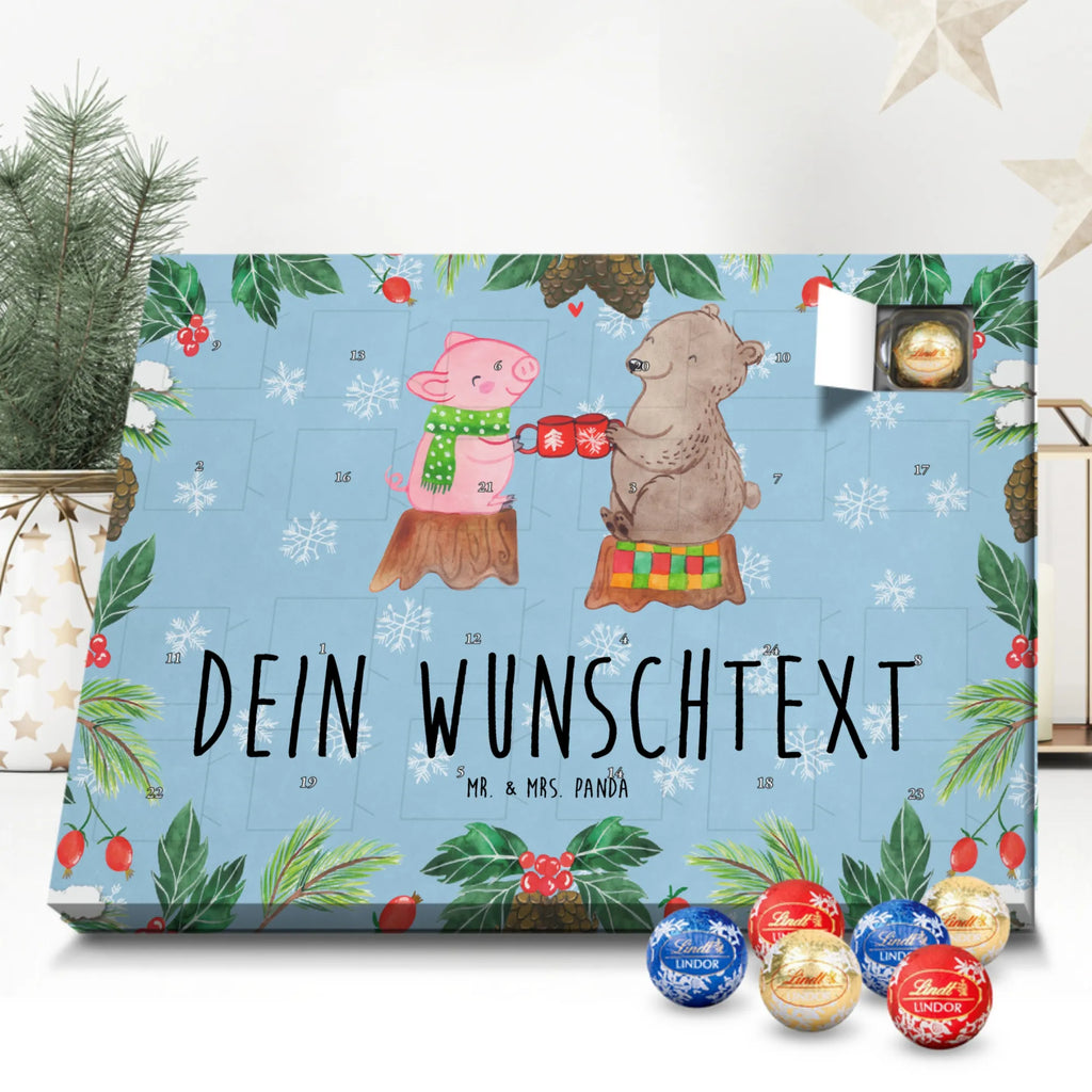 Adventskalender mit Namen Glühschwein Sause Personalisierter Adventskalender, Adventskalender mit Namen, Wintermotiv, Weihnachtsdeko, Weihnachten, Winter, Heiligabend, Advent, Nikolaus, Prost, Weihnachtszeit, Alles Gute, Bär, Schwein