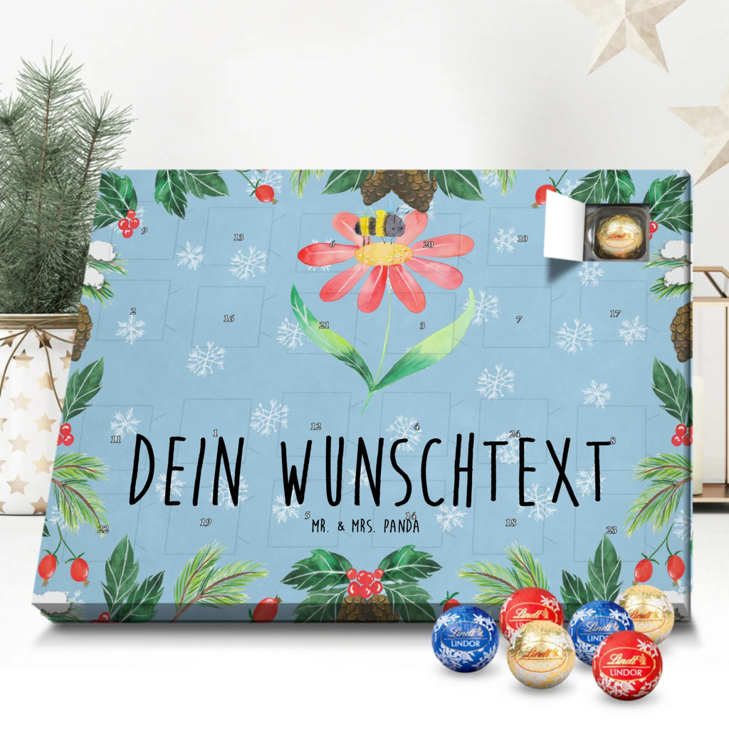 Adventskalender mit Namen Hummel Blume Personalisierter Adventskalender, Adventskalender mit Namen, Tiere, Tiermotive, Lustige Sprüche, Gute Laune, Natur, Blume, Hummel, Flauschig, Wespe, Biene, Hummeln, Feld
