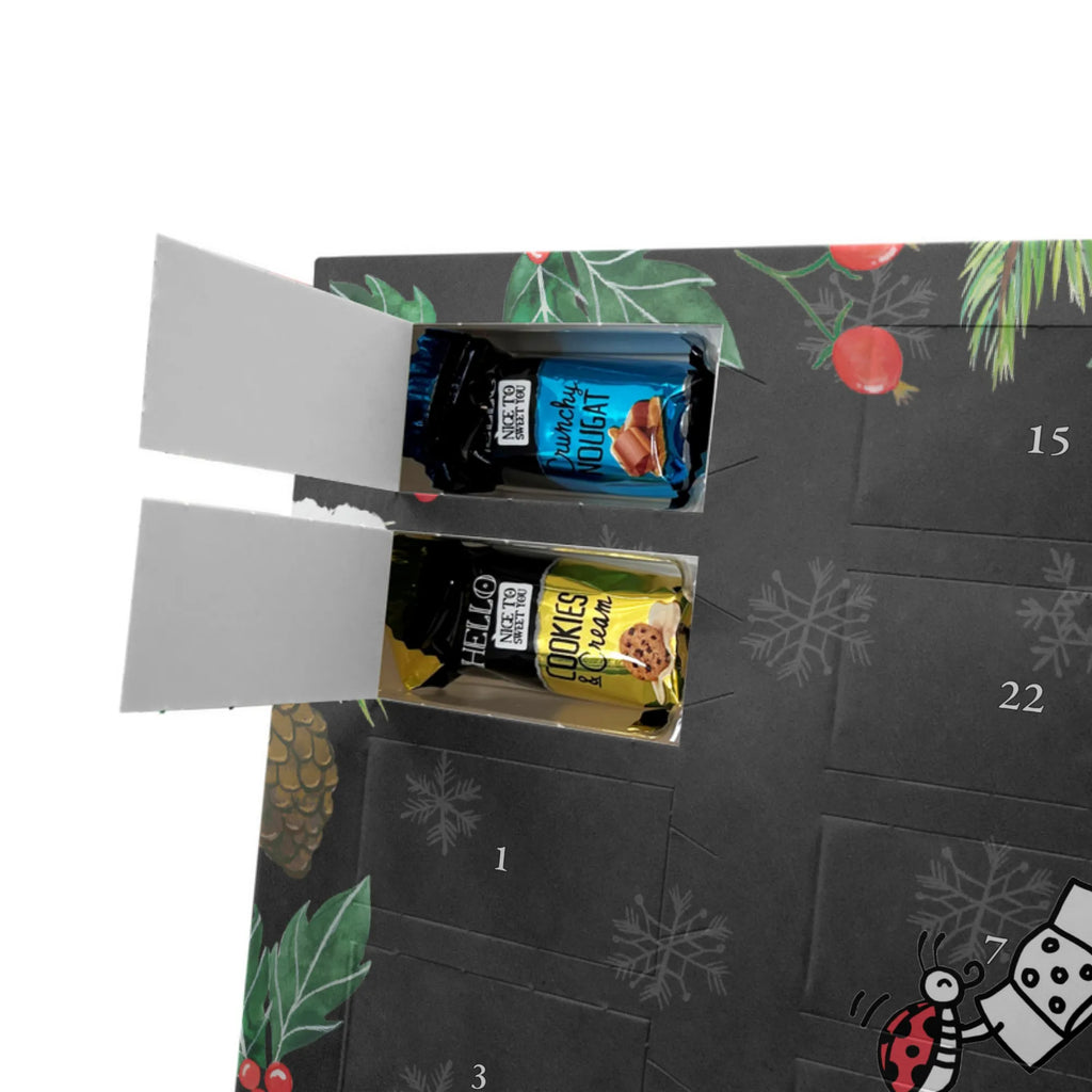  Panda Szybkiego powrotu do zdrowia Personalisierter Adventskalender, Adventskalender mit Namen