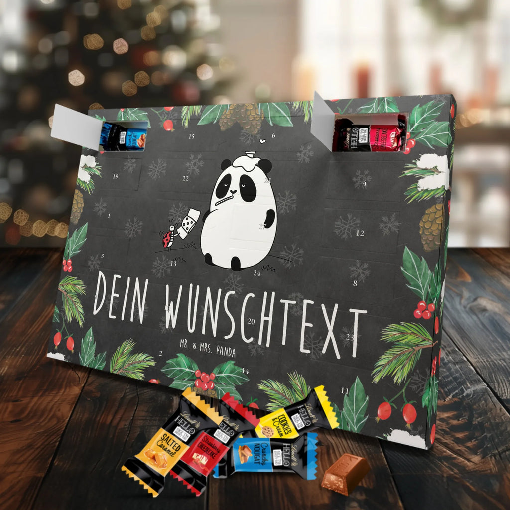  Panda Szybkiego powrotu do zdrowia Personalisierter Adventskalender, Adventskalender mit Namen