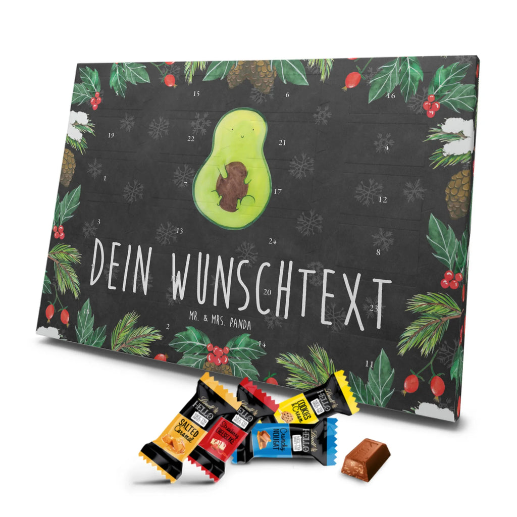 Adventskalender mit Namen Avocado Kern Adventskalender mit Namen, Personalisierter Adventskalender, Vegan, Gesund, Avocado, Veggie, Pflanze, Avocadokern, Spruch Leben, Avokado, Kern