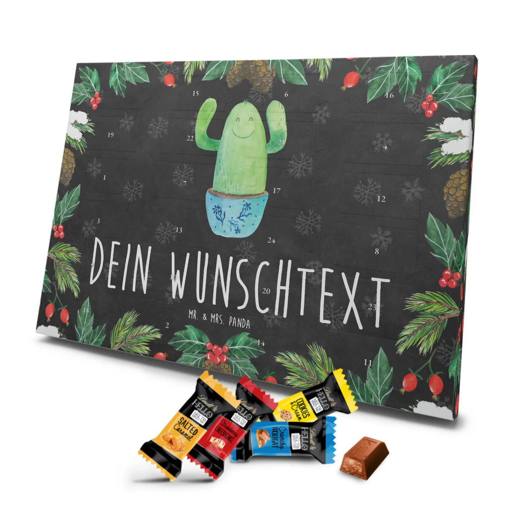 Personalisierter Schoko Adventskalender Kaktus Happy Personalisierter Adventskalender, Adventskalender mit Namen, Kakteen, Kaktus, Motivation, Kindersicherung, Kollegin, Ausbildung, Büroalltag, Freundin, Neustart, Lustig, Mutter, Spruch, Familie, Büro, Kollege