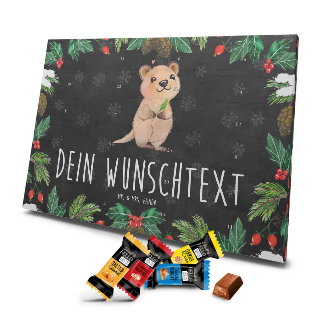 Adventskalender mit Namen Quokka Happy Personalisierter Adventskalender, Adventskalender mit Namen, Tiere, Tiermotive, Lustige Sprüche, Gute Laune, Quokka, Verschieben, Aufschieberitis, Dinge Erledigen, Niedliches Tier, Lustiger Spruch