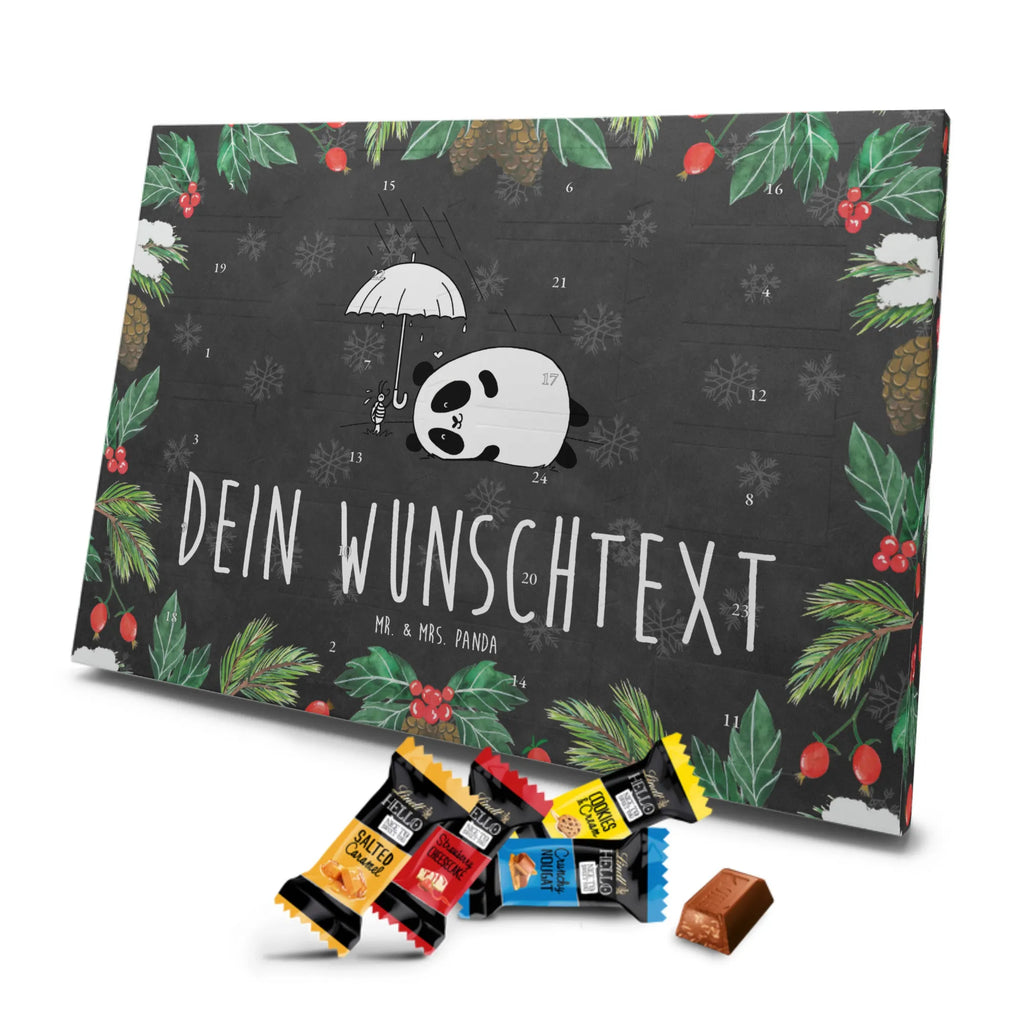 Adventskalender mit Namen Panda Freundschaft Adventskalender mit Namen, Personalisierter Adventskalender