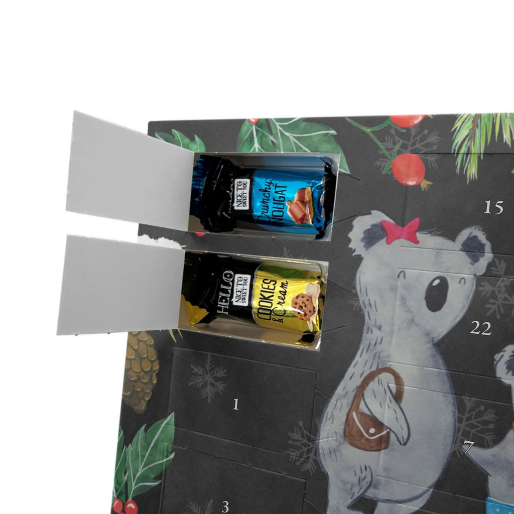 Adventskalender mit Namen Koala Familie zwei Personalisierter Adventskalender, Adventskalender mit Namen, Muttertag, Bruder, Schwester, Familie, Papa, Opa, Mama, Oma, Vatertag, Lieblingsfamilie, Familienleben, Koalabär, Koalafamilie, Familienzeit, Beste Familie, Koala