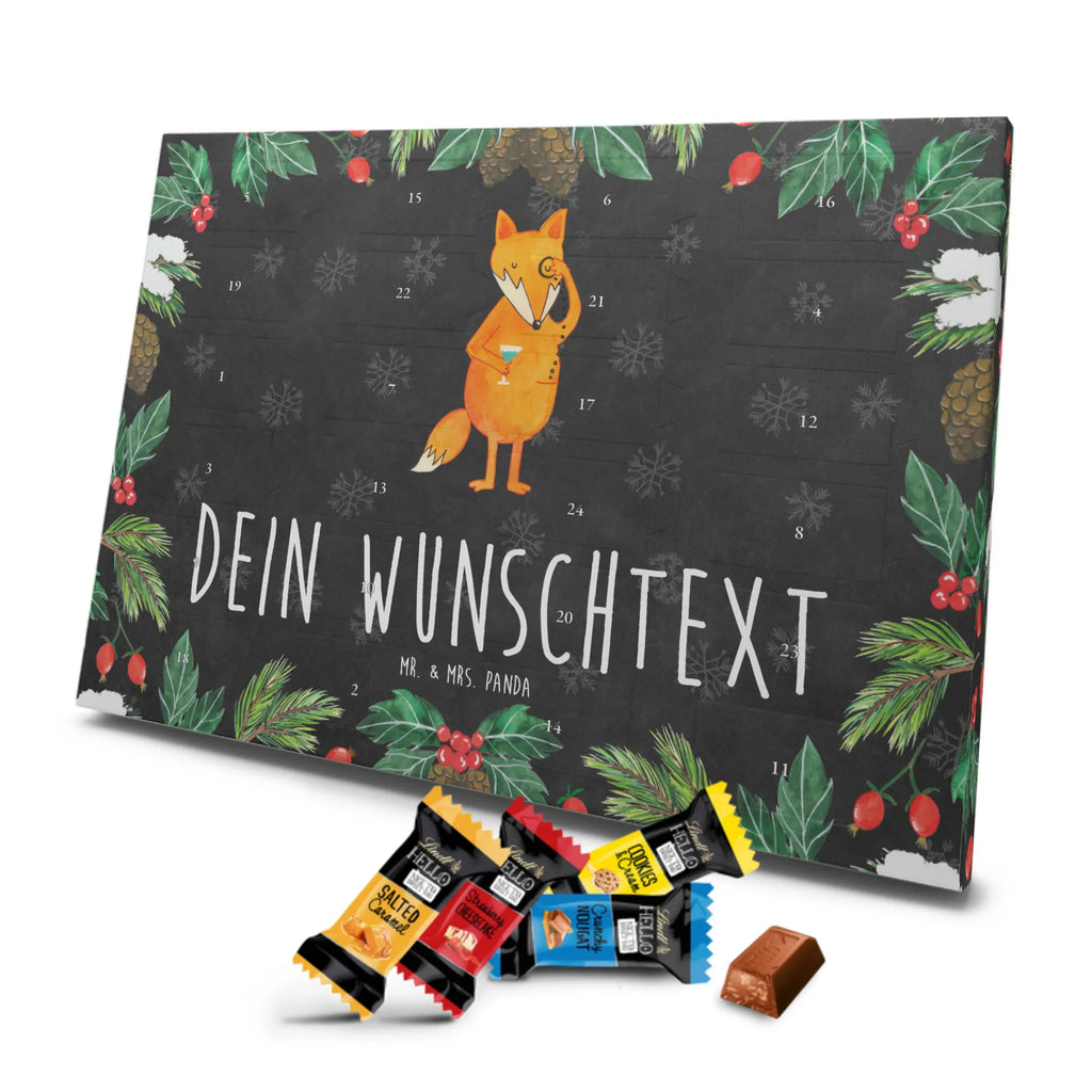 Adventskalender mit Namen Fuchs Lord Adventskalender mit Namen, Personalisierter Adventskalender, Fuchs, Liebeskummer Geschenk, Füchse, Problemlösung, Tröstende Worte, Motivation Spruch, Spruch Lustig