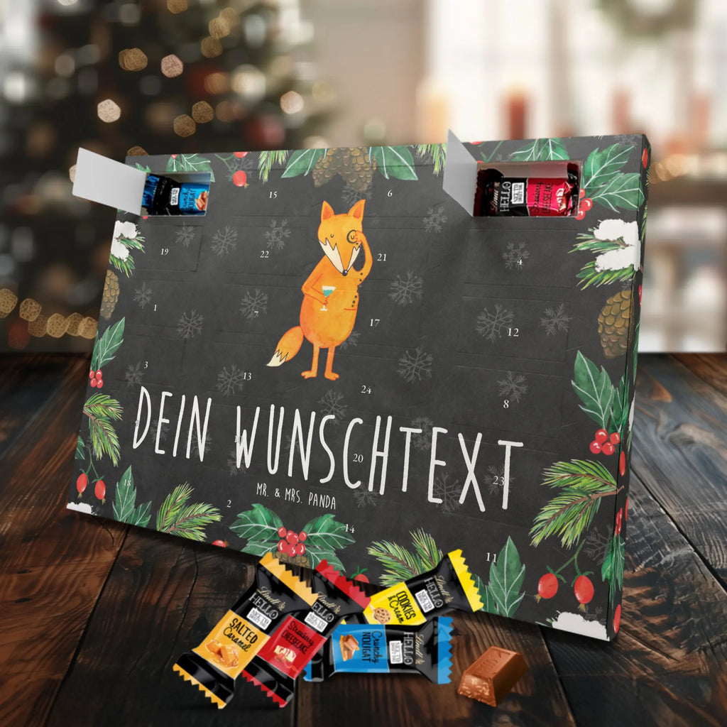 Adventskalender mit Namen Fuchs Lord Adventskalender mit Namen, Personalisierter Adventskalender, Fuchs, Liebeskummer Geschenk, Füchse, Problemlösung, Tröstende Worte, Motivation Spruch, Spruch Lustig