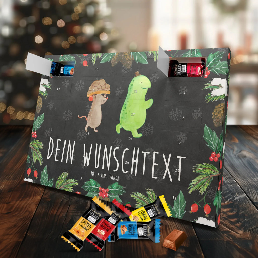 Adventskalender mit Namen Schildkröte Maus Adventskalender mit Namen, Personalisierter Adventskalender, Schildkröte, Beste Freunde, Freunde, Maus, Freundinnen, Beste Freundinnen