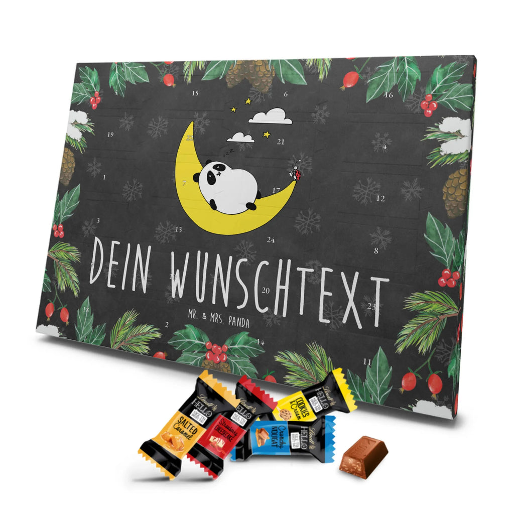  Panda Easy Adventskalender mit Namen, Personalisierter Adventskalender