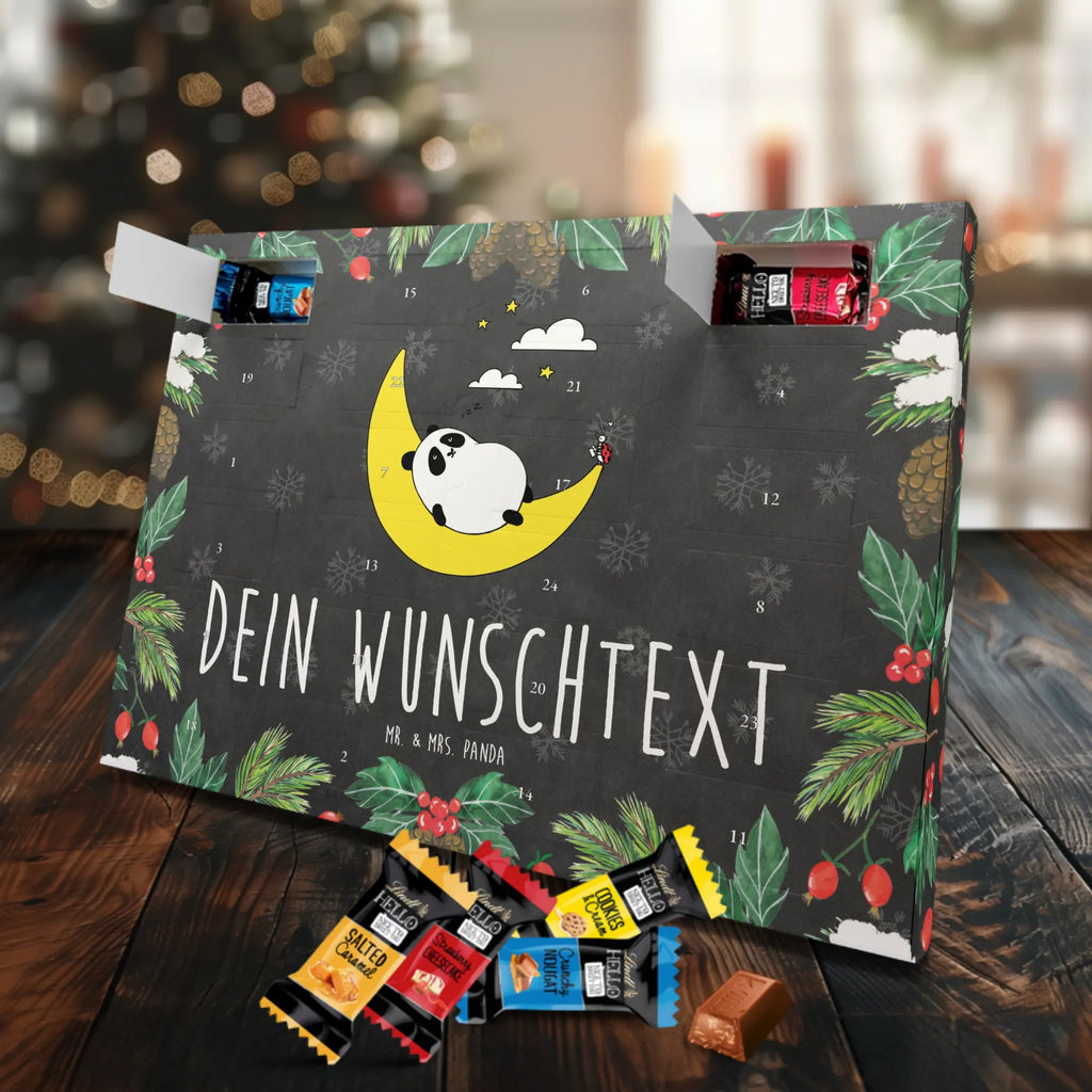  Panda Easy Adventskalender mit Namen, Personalisierter Adventskalender