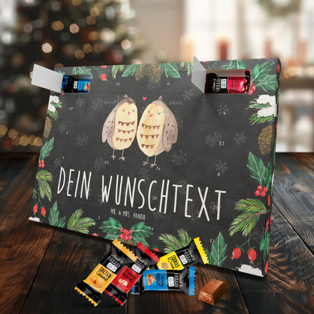 Adventskalender mit Namen Eulen Liebe Personalisierter Adventskalender, Adventskalender mit Namen, Eule, Eule Deko, Freund, Hochzeit Spruch, Owl, Wortspiel Lustig, Liebe, Liebe Spruch, All You Need Is Love, Freundin Geschenk