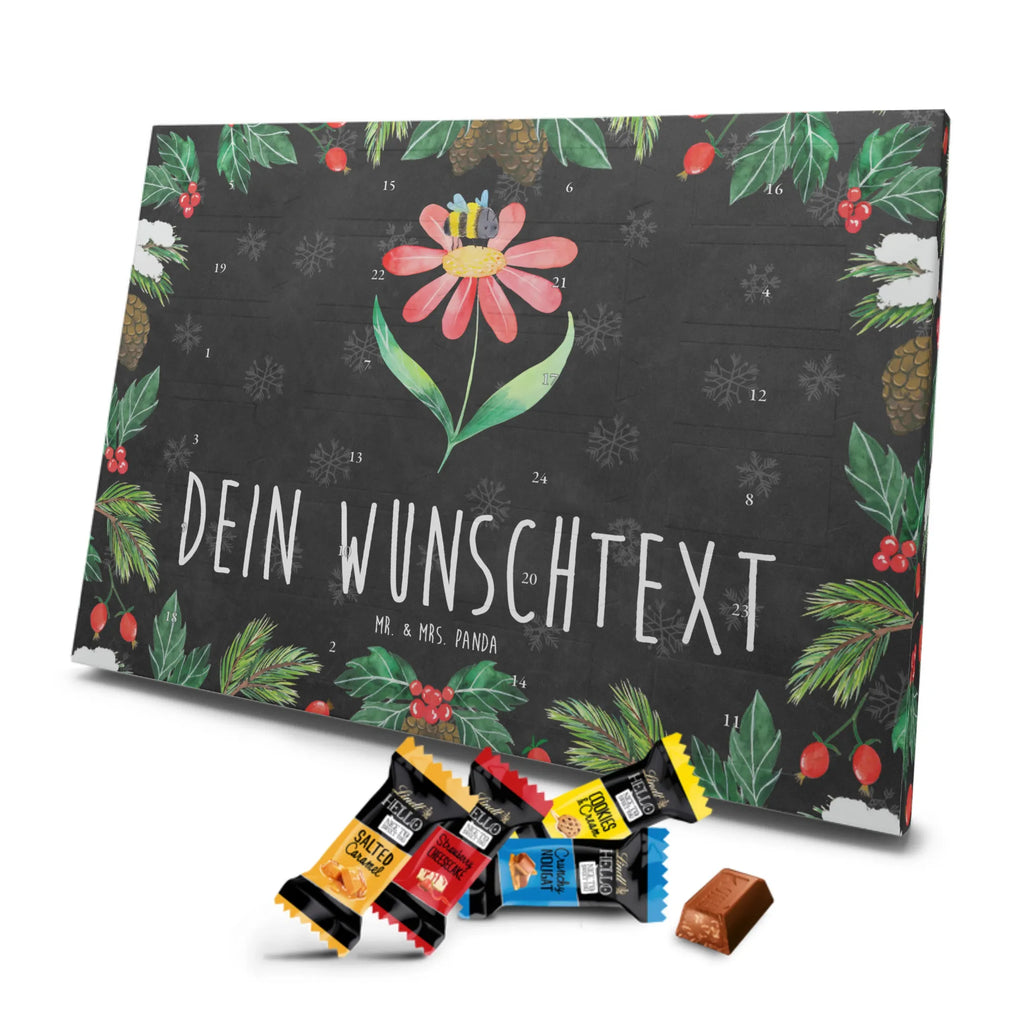 Adventskalender mit Namen Hummel Blume Personalisierter Adventskalender, Adventskalender mit Namen, Tiere, Tiermotive, Lustige Sprüche, Gute Laune, Natur, Blume, Hummel, Flauschig, Wespe, Biene, Hummeln, Feld