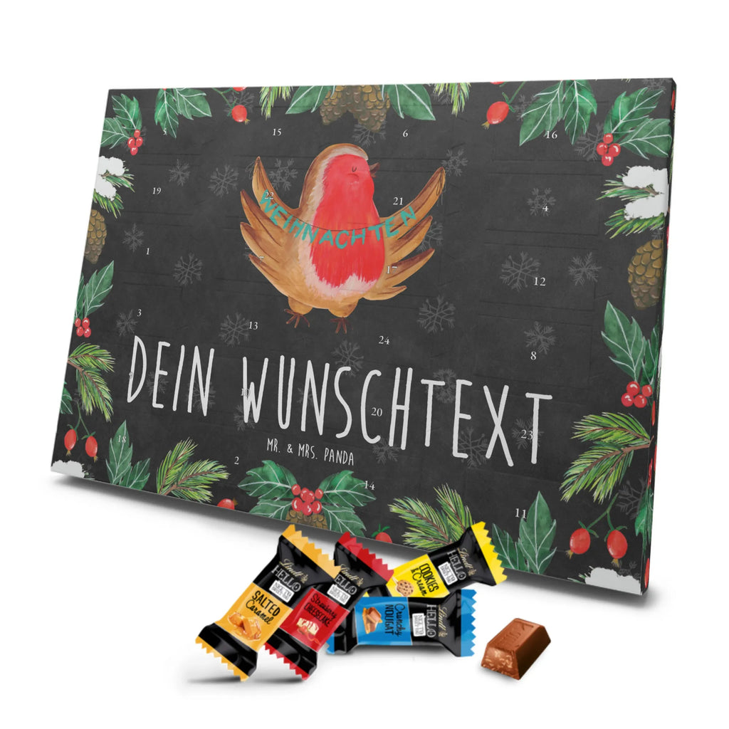 Personalisierter Schoko Adventskalender Rotkehlchen Weihnachten Personalisierter Adventskalender, Adventskalender mit Namen, Wintermotiv, Nikolaus, Weihnachten, Weihnachtsdeko, Winter, Advent, Heiligabend, Vogel, Frohe Weihnachten, Weihnachtsmotiv, Weihnachtsgruß, Xmas