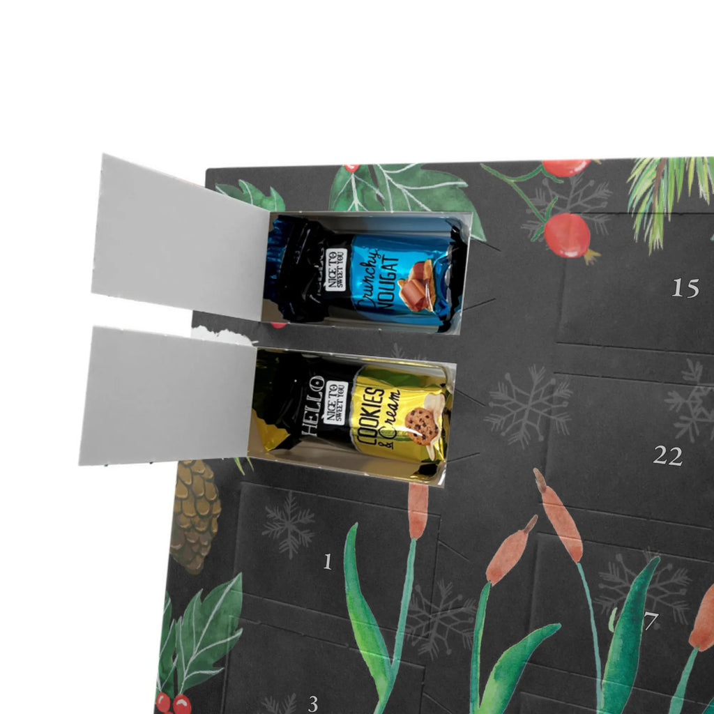 Personalisierter Schoko Adventskalender Otter Stein Adventskalender mit Namen, Personalisierter Adventskalender, Otter, Fischotter, Seeotter, Otter Seeotter See Otter