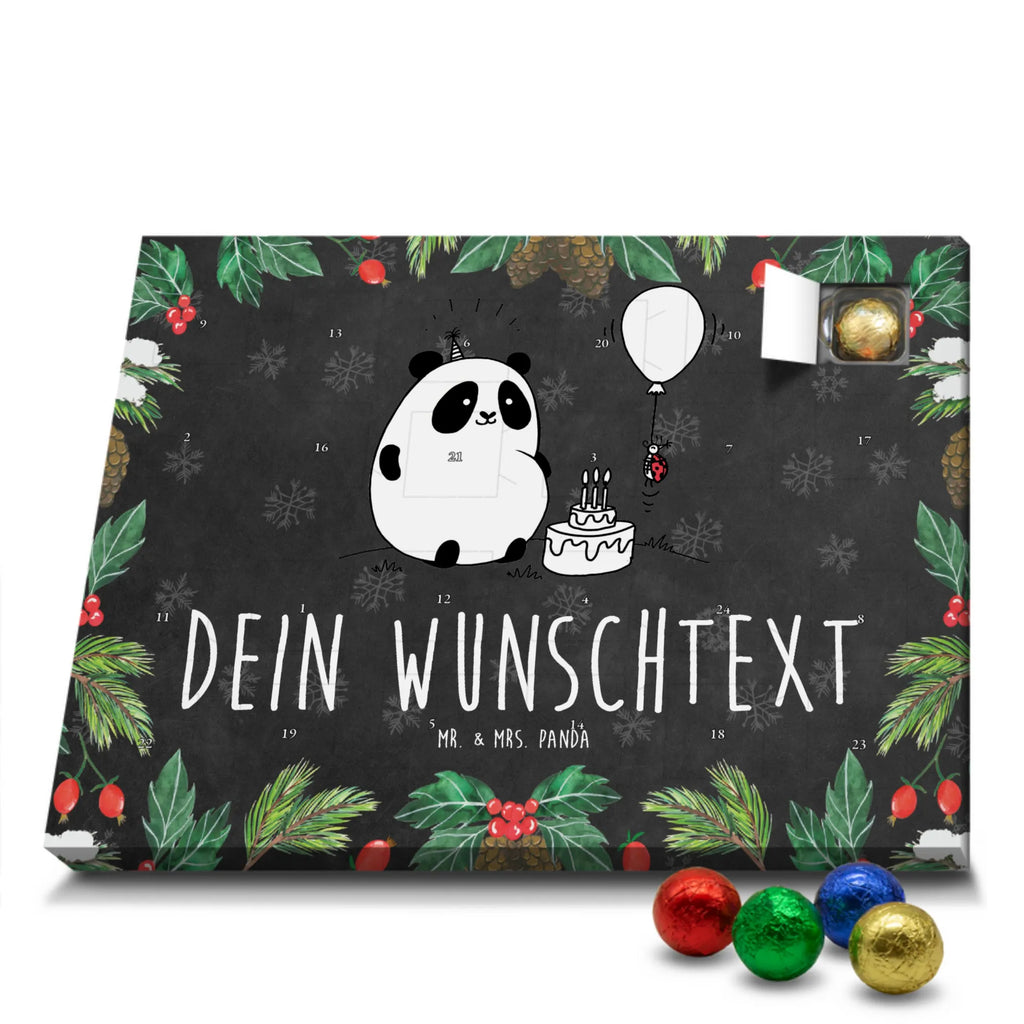  Panda Birthday Personalisierter Adventskalender, Adventskalender mit Namen
