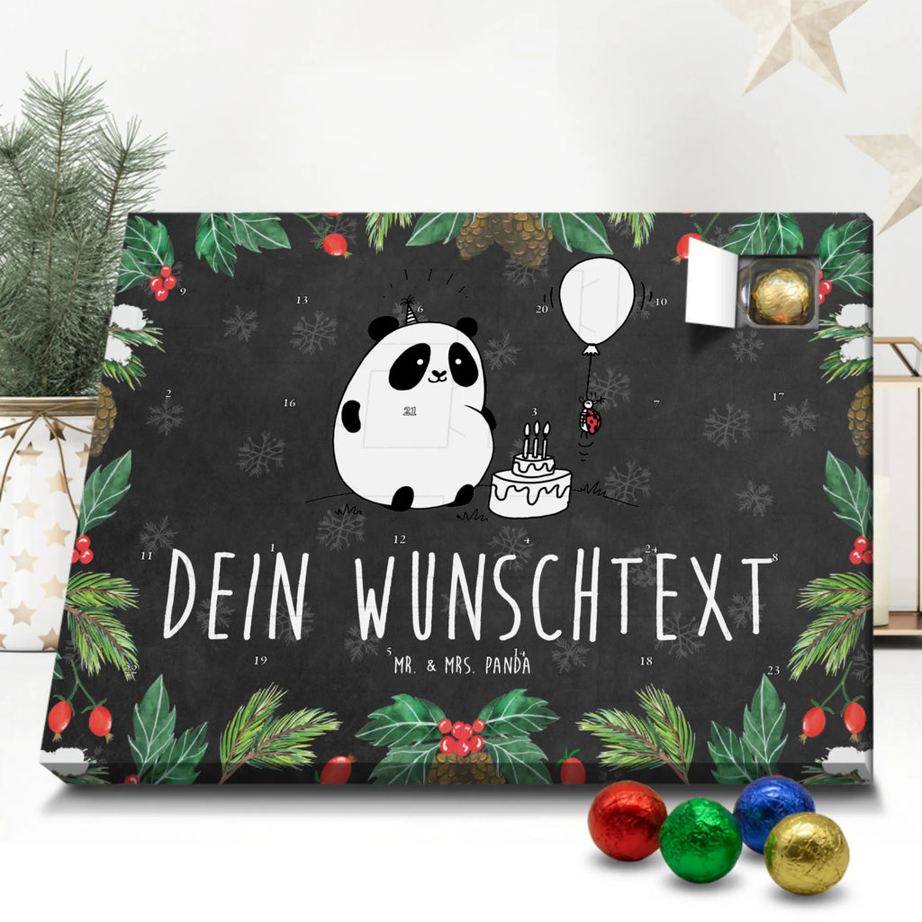 Adventskalender mit Namen Panda Geburtstag Personalisierter Adventskalender, Adventskalender mit Namen