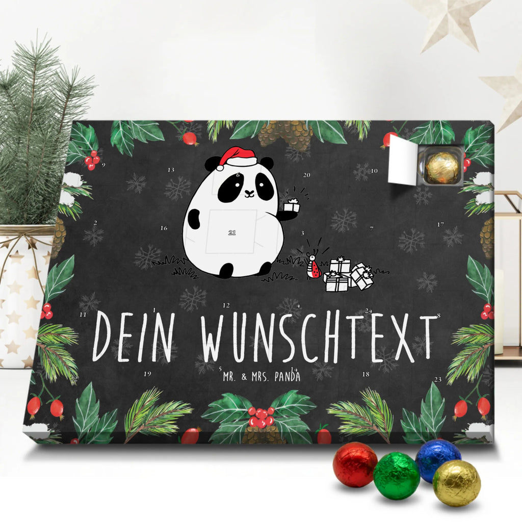  Panda Prezent świąteczny Personalisierter Adventskalender, Adventskalender mit Namen