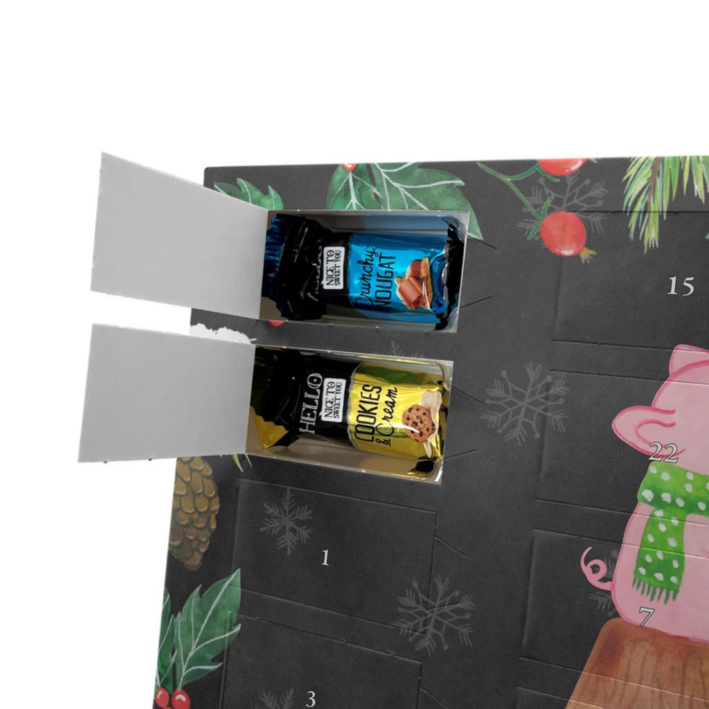 Adventskalender mit Namen Glühschwein Sause Personalisierter Adventskalender, Adventskalender mit Namen, Wintermotiv, Weihnachtsdeko, Weihnachten, Winter, Heiligabend, Advent, Nikolaus, Prost, Weihnachtszeit, Alles Gute, Bär, Schwein