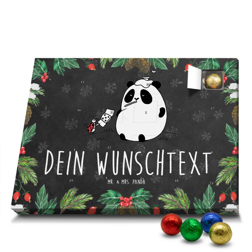  Panda Szybkiego powrotu do zdrowia Personalisierter Adventskalender, Adventskalender mit Namen