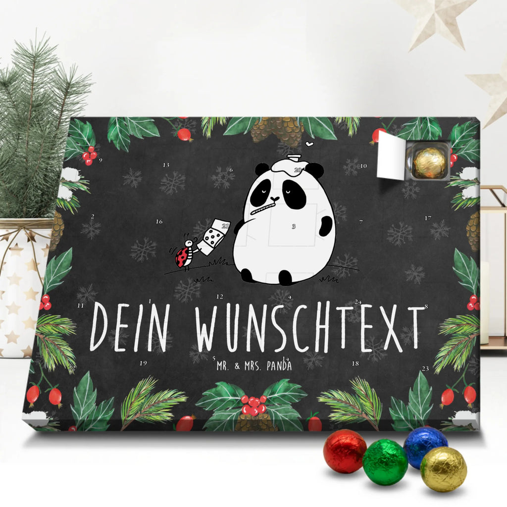  Panda Szybkiego powrotu do zdrowia Personalisierter Adventskalender, Adventskalender mit Namen