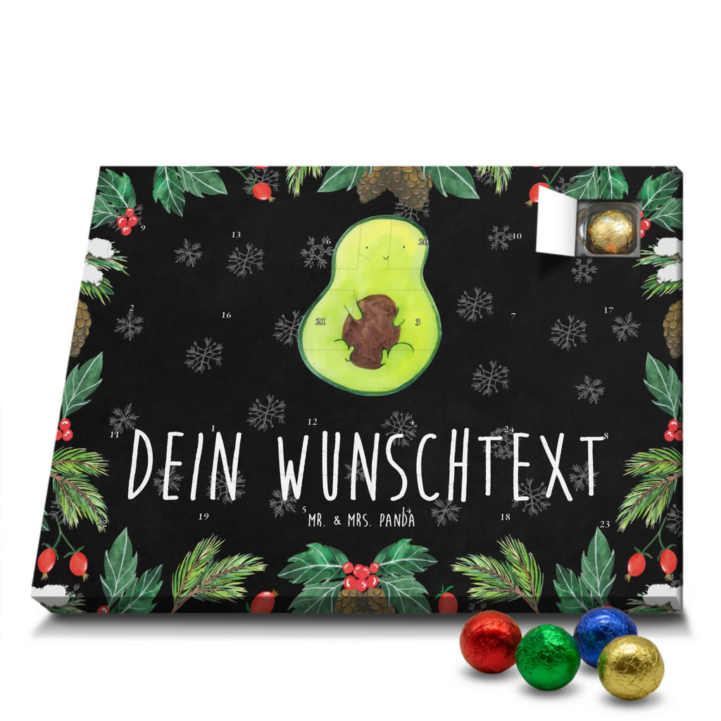 Adventskalender mit Namen Avocado Kern Adventskalender mit Namen, Personalisierter Adventskalender, Vegan, Gesund, Avocado, Veggie, Pflanze, Avocadokern, Spruch Leben, Avokado, Kern