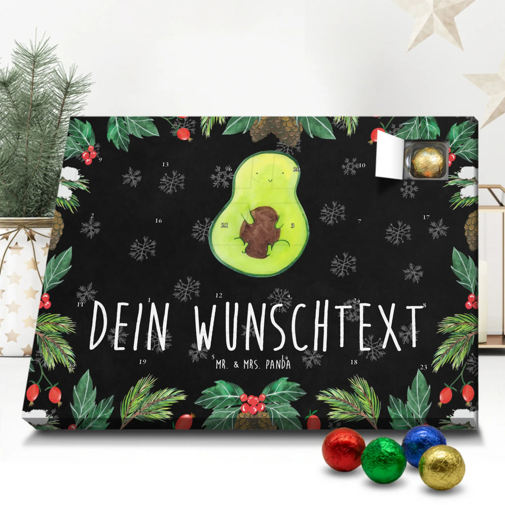 Adventskalender mit Namen Avocado Kern Adventskalender mit Namen, Personalisierter Adventskalender, Vegan, Gesund, Avocado, Veggie, Pflanze, Avocadokern, Spruch Leben, Avokado, Kern